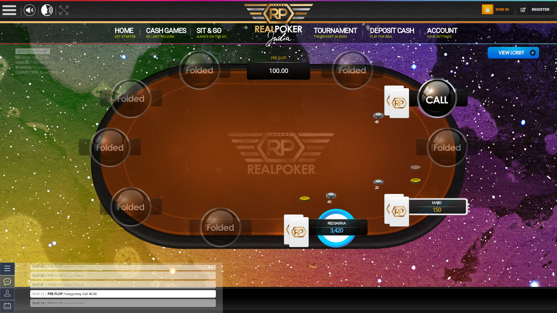 Mysore Indian Poker from 9th August